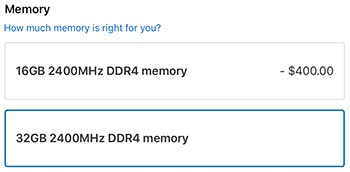 Lightroom et Photoshop veulent autant de mémoire que vous pouvez leur donner, 16 Go c'est bien, mais 32 Go c'est mieux