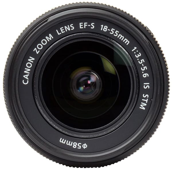 canon camera lens front view